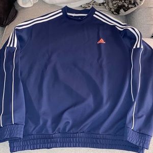 Adidas 3 stripe crewneck sweatshirt